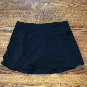 Black Lululemon Tennis Skirt (Tall)